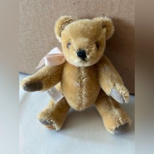 Vintage Merrythought England Samantha Birthday Bear Brown Eyes 6”